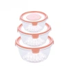 Sealed food preservation box, transparent food-grade refrigerator special freezing food preservation box set, three-piece set, heating available for wholesale Item Picture
